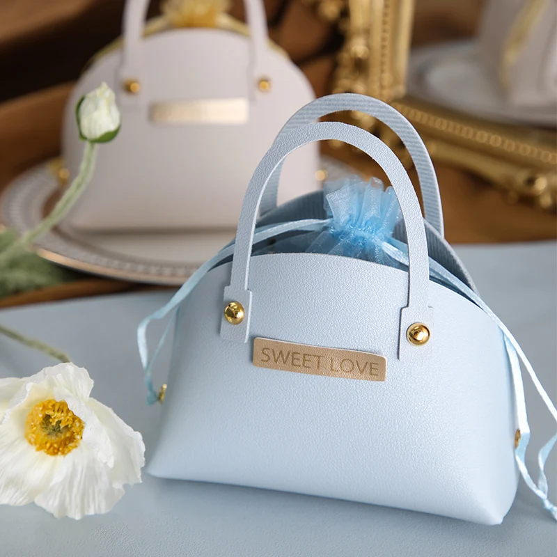 

Multiple Leather Gift Boxes Lipstick Packaging New Wedding Gift Boxes Portable Parties Holiday Seashells Sugar Boxes