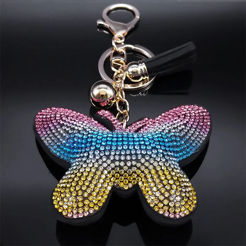 2024 сумка с кристаллами красного цвета и бабочкой очаровательная женская большая