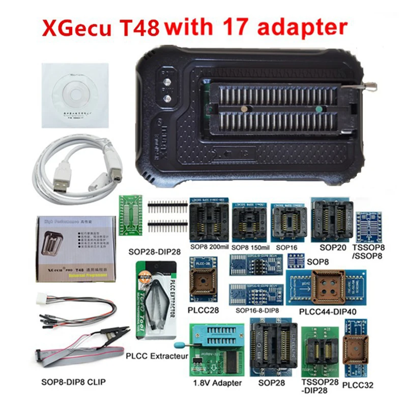 Универсальный программатор XGecu T48 TL866 для ноутбука автомобильная материнская