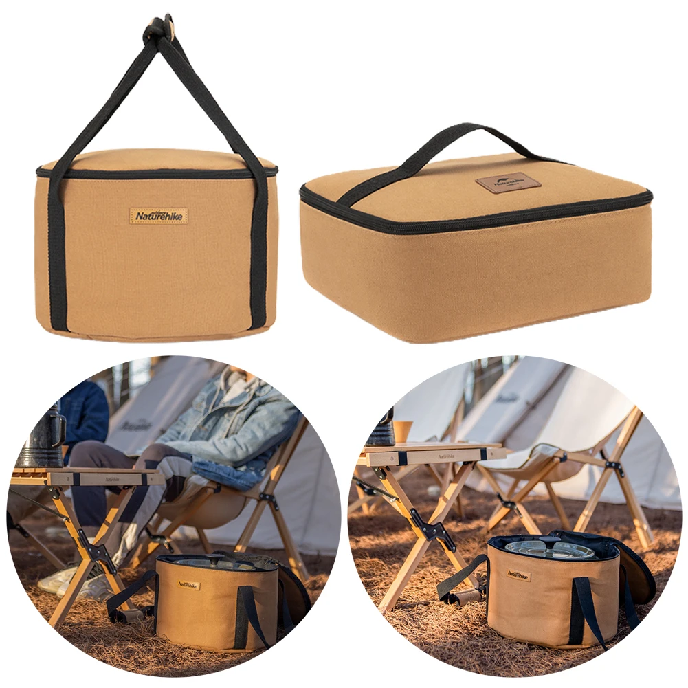 

Naturehike Portable Camping Storage Bag 13.7L/5.4L Large Capacity Oxford Bag For Picnic Traveling Hiking Outdoor Tableware Bags