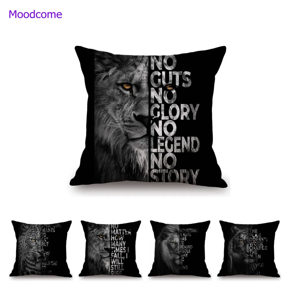 

Черная зеленая наволочка с вдохновляющими цитатами и мотивационным текстом, декоративная наволочка для дивана