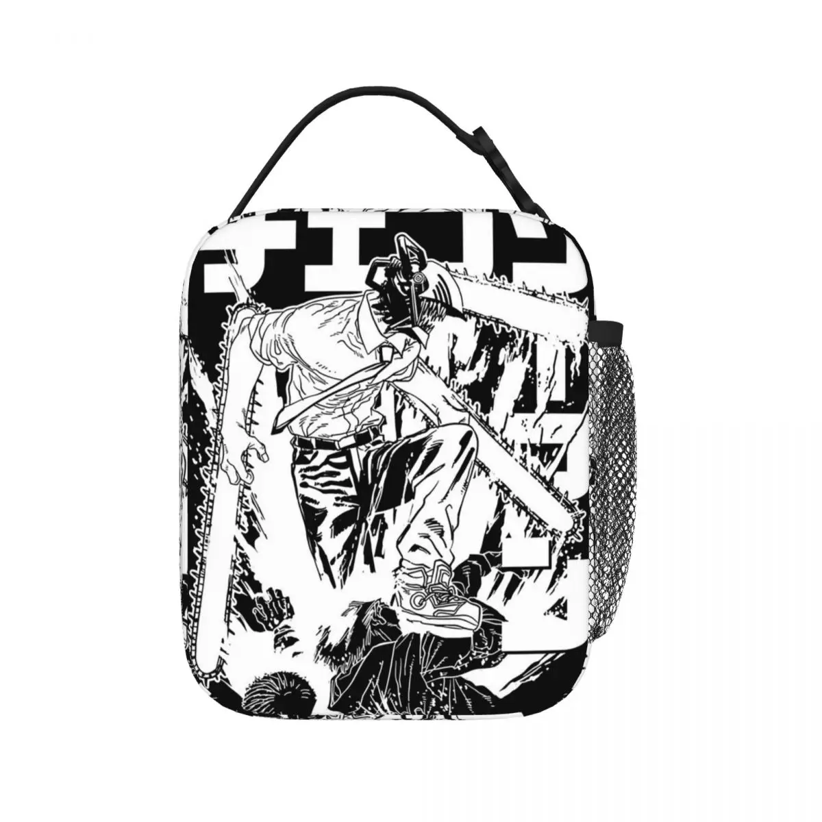 

Сумка для ланча Warrior с Бензопилой, изолированная водонепроницаемая сумка-тоут для еды, герметичные сумки для пикника для женщин, работы, школы, детей