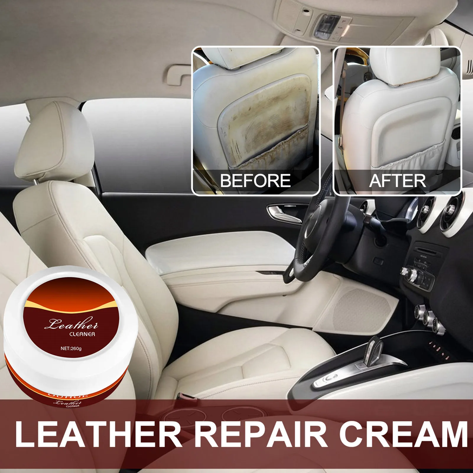 

Leather Color Restorer Easily Repair Recolour Faded Or Worn Leather Sofas Chairs Handbag For Sofa Purse Shoe Auto Car Seat Couch