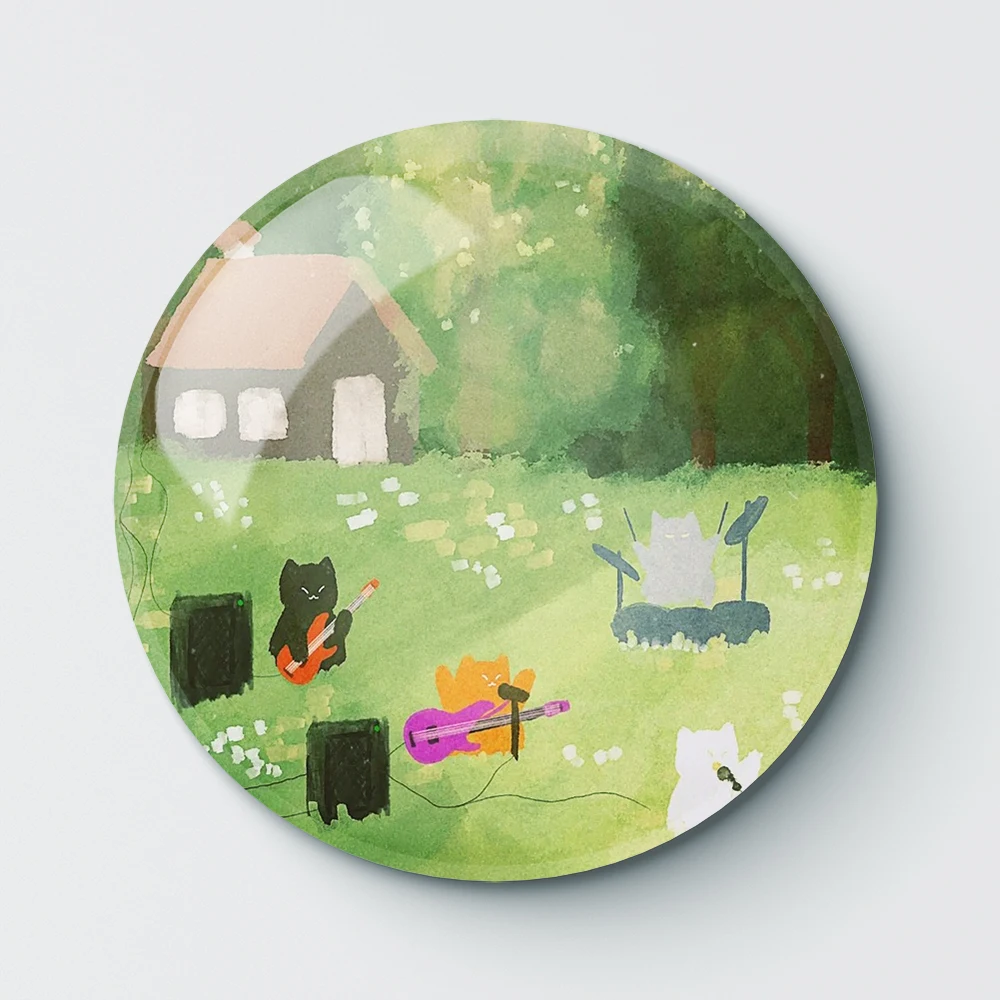 

CUTE CAT 039 Buttons Brooches Pin Jewelry Accessory Customize Brooch Fashion Lapel Badges