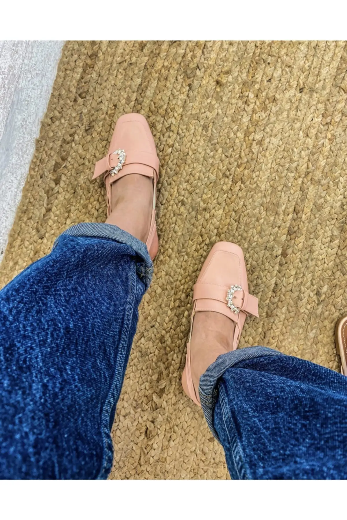 

Women Sandals Lady Powder Stone Ballet Flats 2022 New Summer Comfort Breathable Casual Quality Ladies Fashion Sandals
