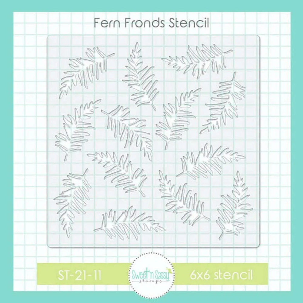 

2022 Summer New Sweet 'n Sassy Fern Fronds Layering Stencils Diy Greeting Cards Scrapbooking Album Diary Paper Coloring Molds