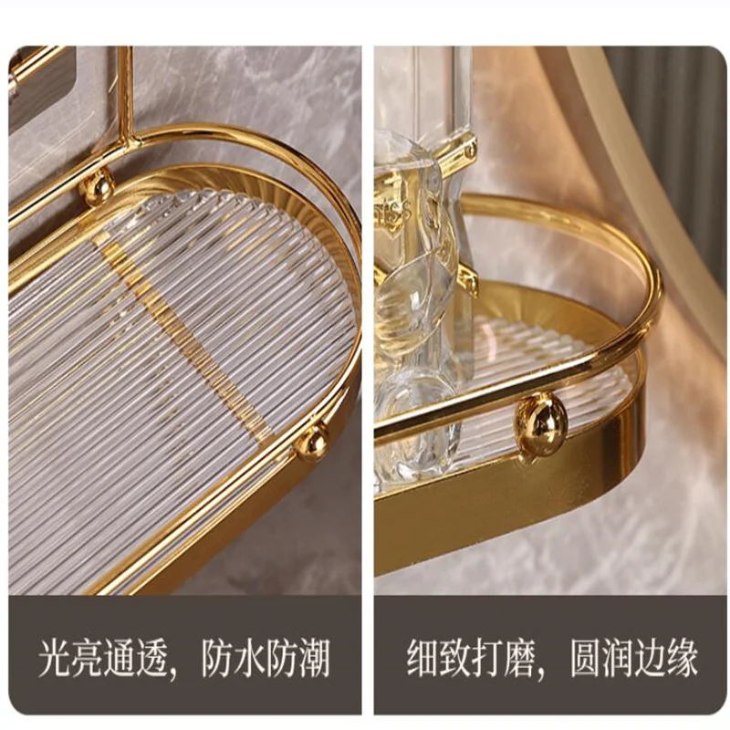 Полка для хранения аксессуаров ванной комнаты 25-35 см |