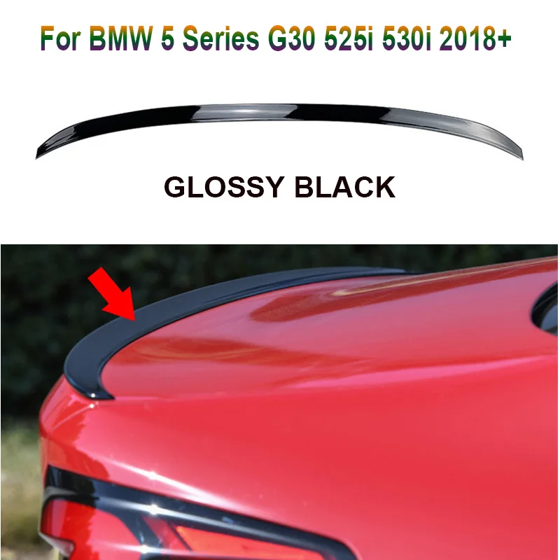 Спойлеры M5 Style для BMW 5 серии G30 525i 530i 2017-2023 Задний спойлер багажника Крыло задней двери Разделитель губ DUCK Tail DUCKBILL