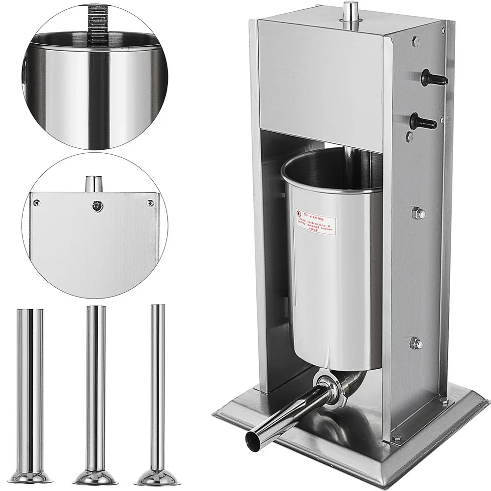 

Stuffer Sausage Maker 7L Vertical Meat Stuffer Stainless Steel