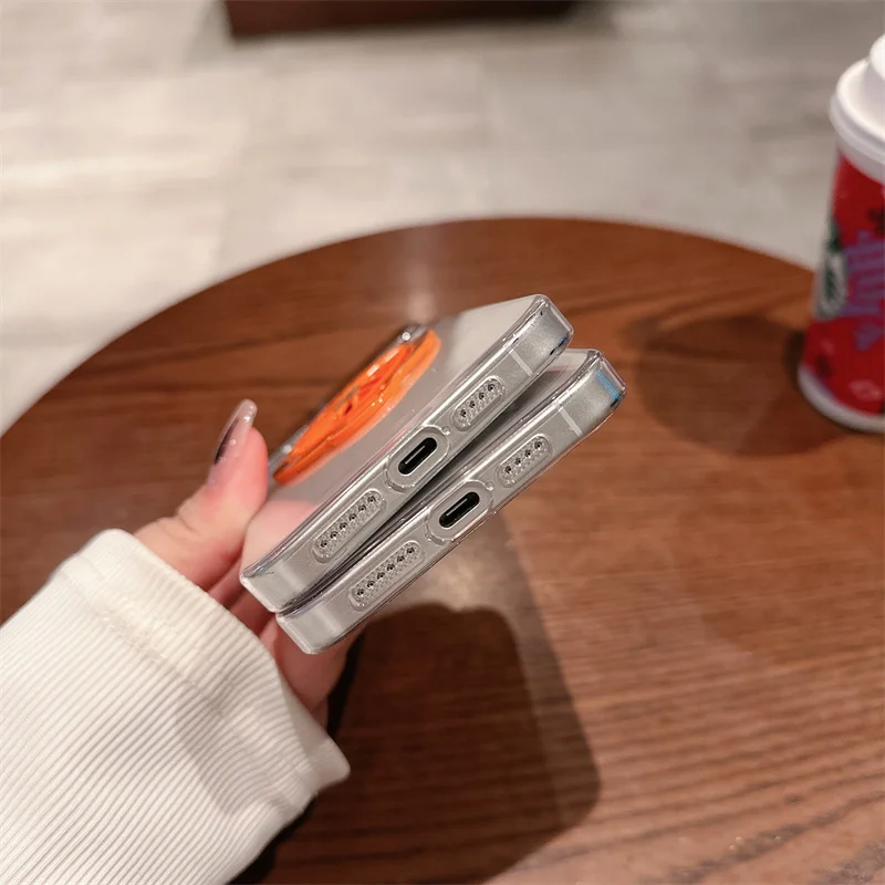 Electroplating case with spinner holder for iPhone11 12 12pro 12promax 13 13pro 13promax 14 14pro 14promax 15 15pro 15promax