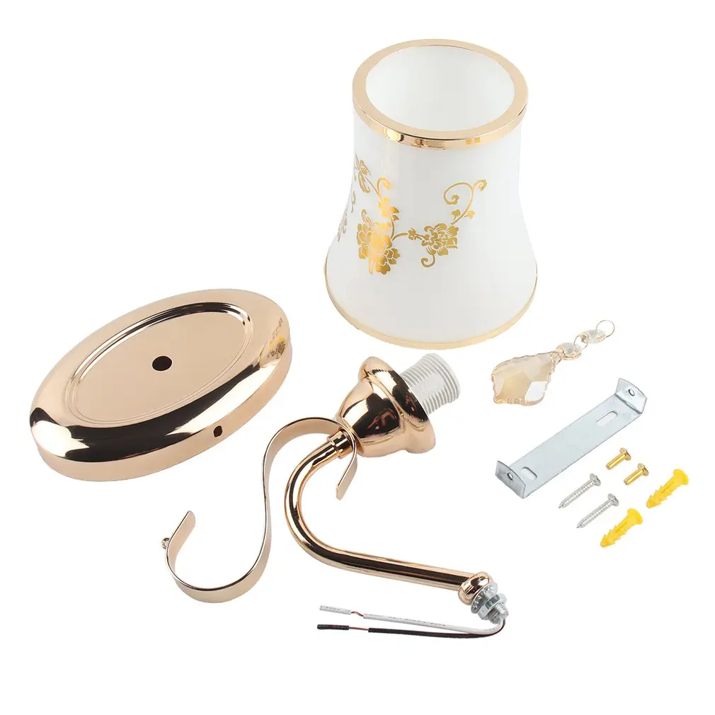 

Novelty Modern Minimalist Led Crystal Wall Light Lamp For Bedroom Living Room TV Background Wall Home Decoration B008 Wholesale