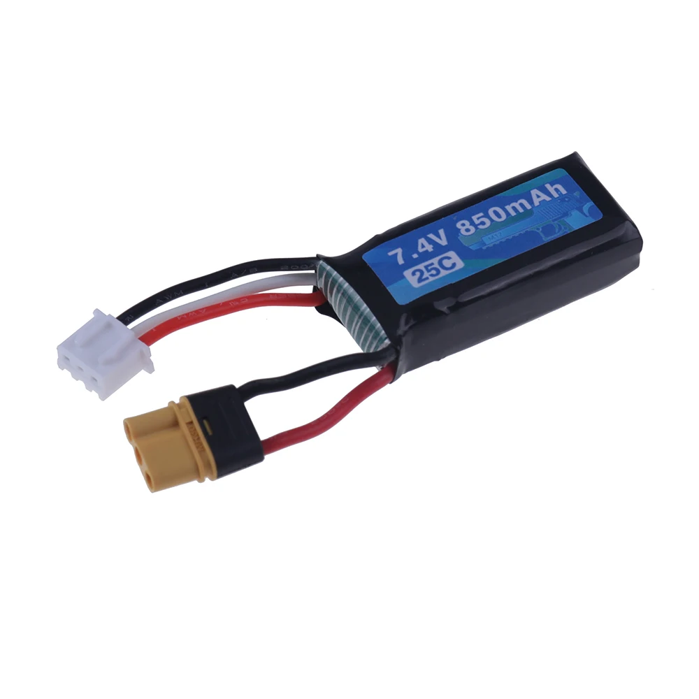 Литиевая батарея 7 4 В 850 мАч 25C для маленького игрушечного пистолета UDL P320 M17
