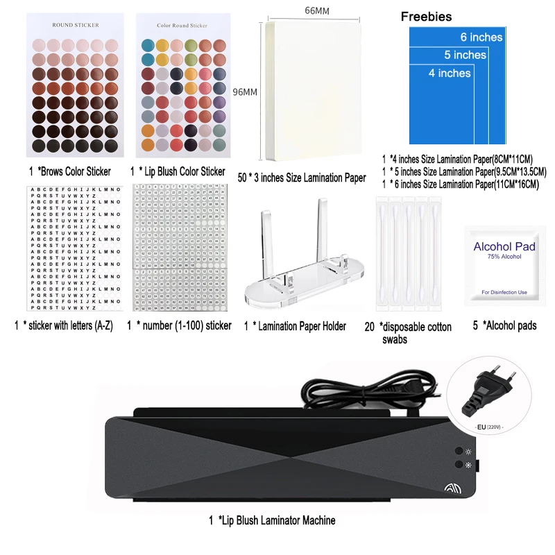 Румяна для губ часы с ламинированной бумагой румяна набор цветовых графиков