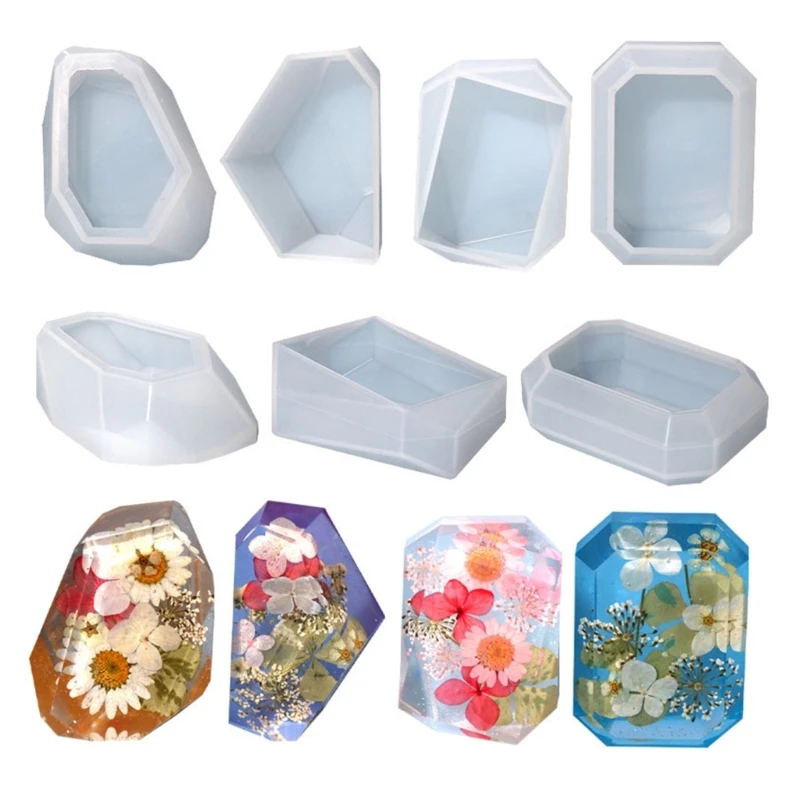 Силиконовая форма для свечей драгоценный камень смола кристаллов из эпоксидной