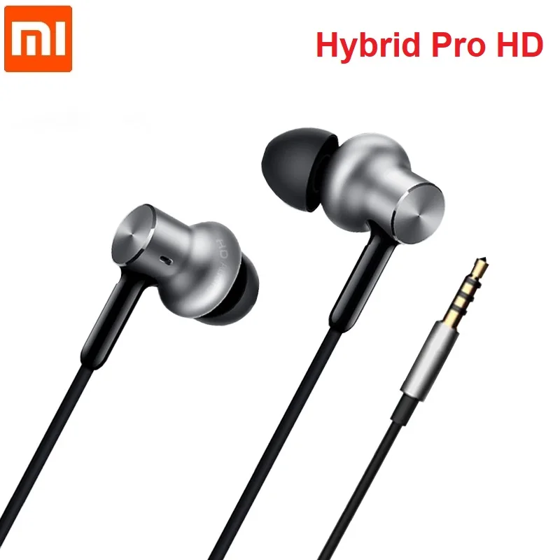 

Xiaomi In-Ear Hybrid Pro HD 3.5mm Earphones Noise Cancelling Mi earbuds Sport Headphone With Mic for huawei samsung