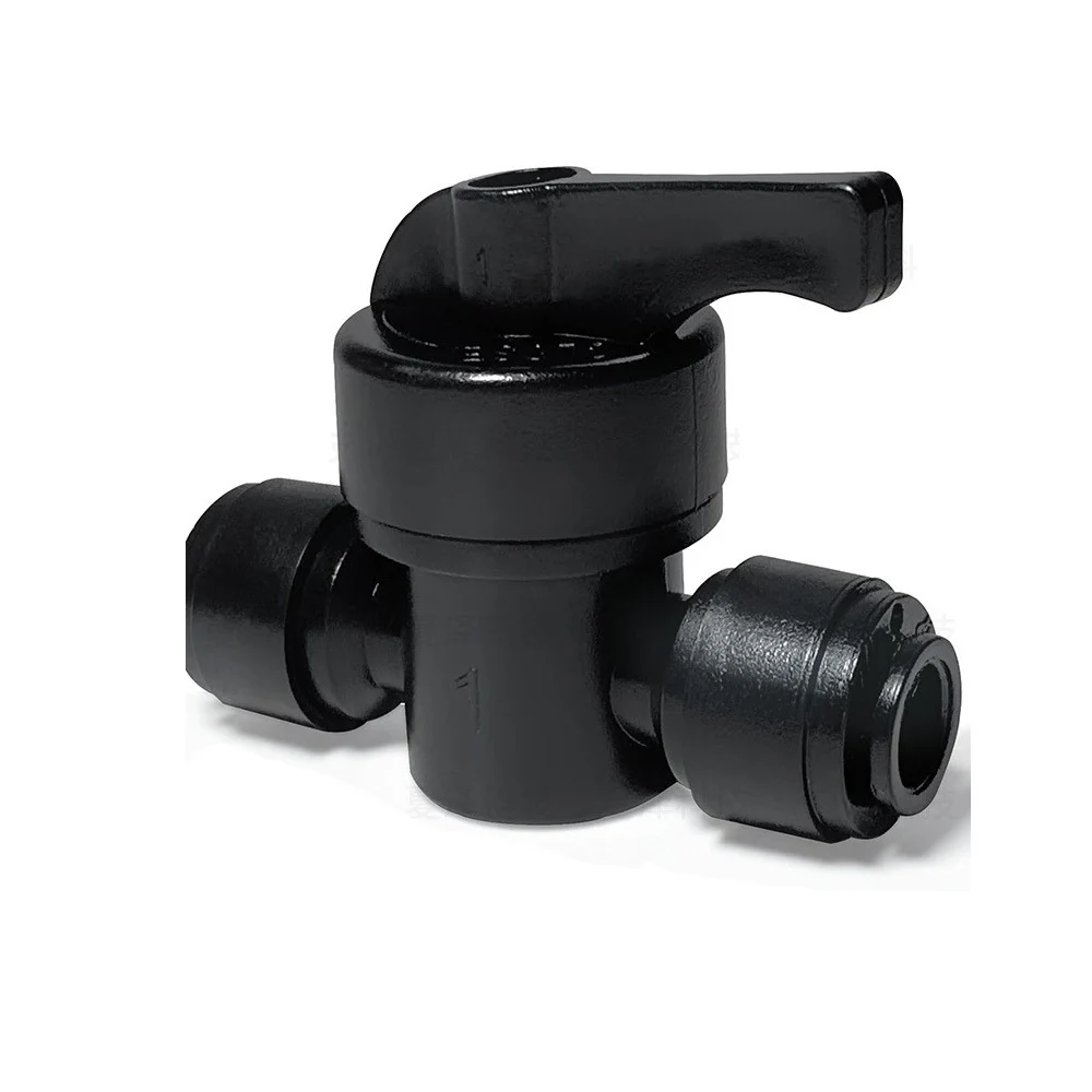 

Черные пластиковые быстроразъемные фитинги 1/4 дюйма для системы RODI