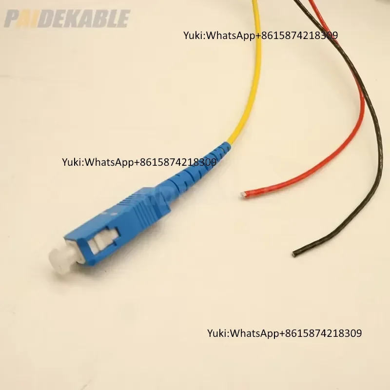 Фото Высококачественный кабель Paide PDK81300 2x18AWG+1SM с оптоволоконной оплеткой, низковольтный, термостойкий, для дронов, с разъемом FC, 1000В постоянного тока №4