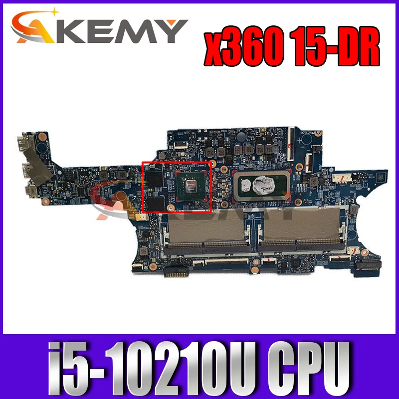 

18748-1 L63885-601 для HP ENVY X360 15-DR 15T-DR, материнская плата ноутбука L63885-001 448.0GB13.0011 с i5-10210U 100% протестирован