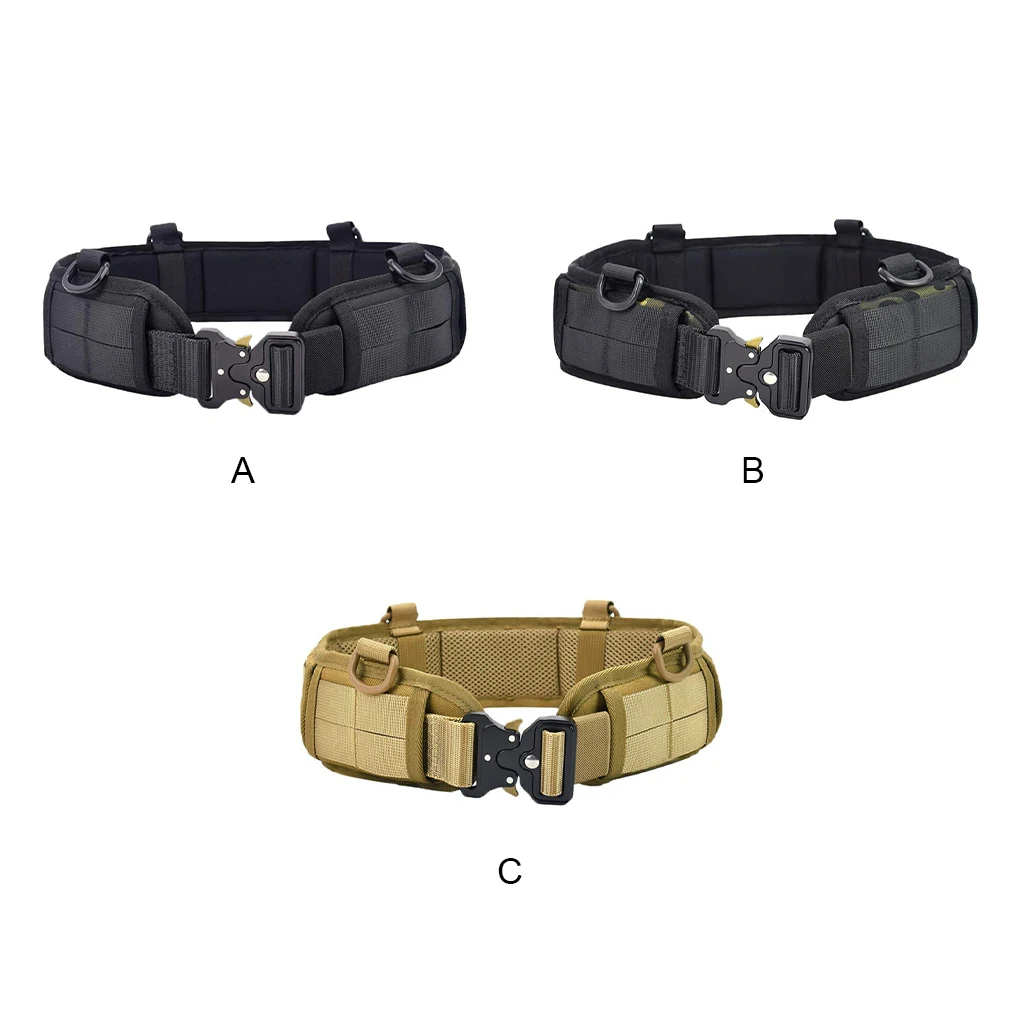 

Men s Belt Outdoor Waistband Camouflage Elastic Strap Emergency Black