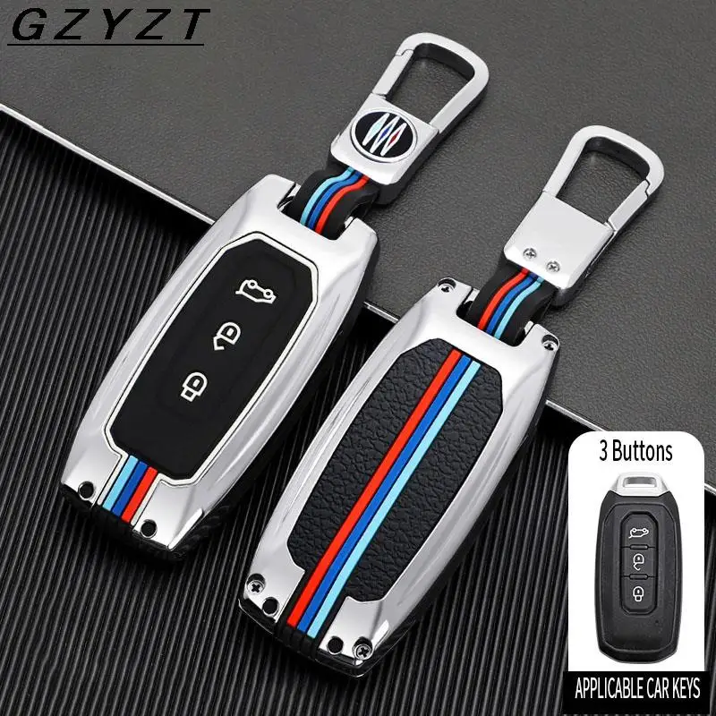 

Zinc Alloy Car Remote Key Case Cover Shell Fob For Ford Mondeo Galaxy Focus S-Max C-Max Ranger Transit ST Protector Accessories