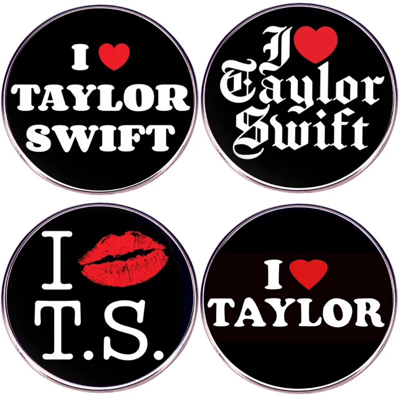 

DAVINI I Love Taylor& SSwift Pin Badge Brooch TAYLOR Fan Club Pin Badge Metal Alloy Badge Accessories