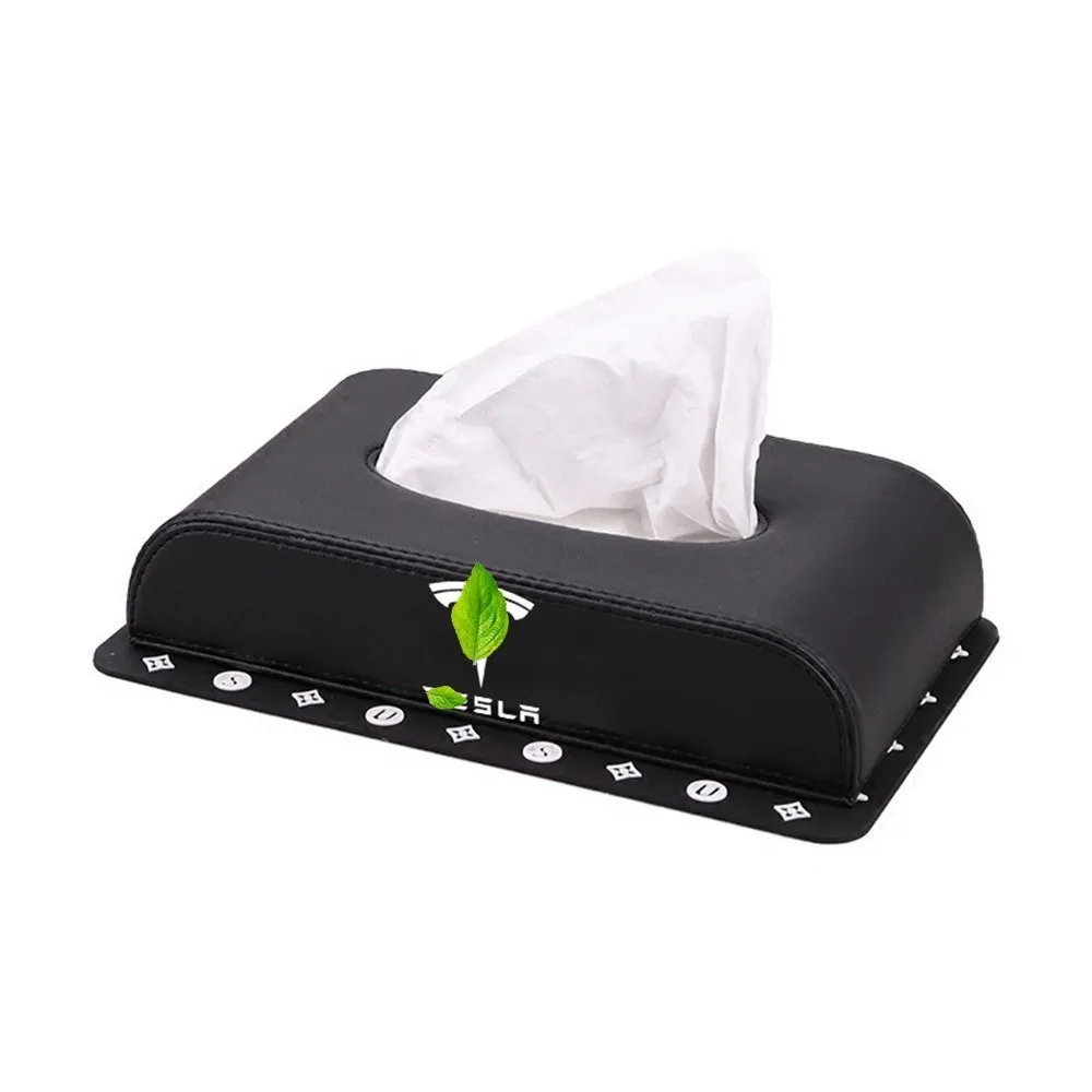 

Многофункциональная картонная коробка для ткани Tesla Model 3, автомобильные аксессуары Tesla, модель интерьера, высокое качество