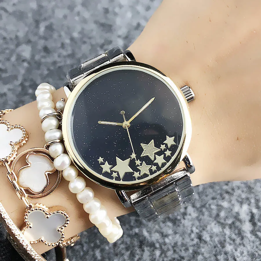 Brand Wrist Watches Women Girl Ladies Crystal Style Quartz Casual Steel Metal Band Clock m62