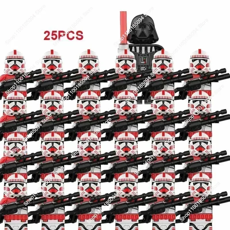 Горячие игрушки 25 шт. совместимые с Звездные войны Легион строительный блок