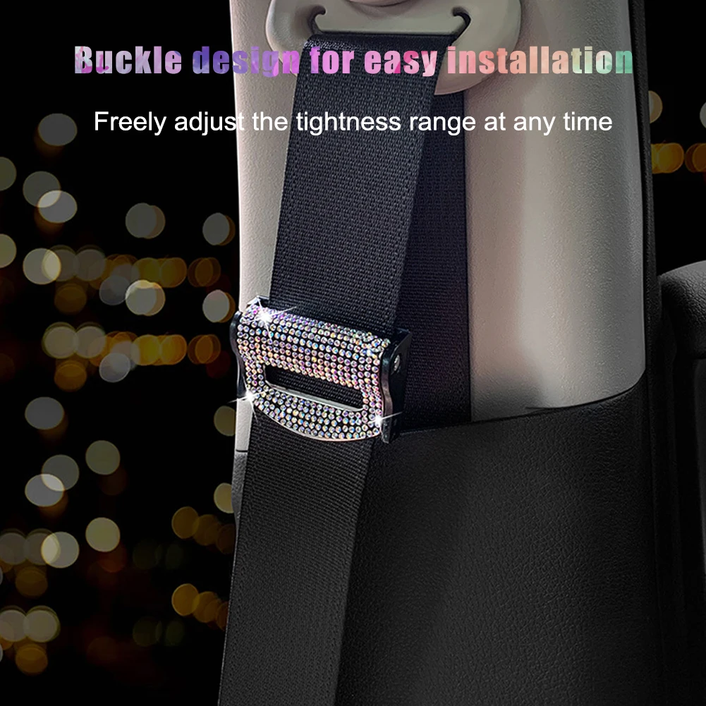 2 шт. универсальный автомобильный ремень безопасности с пряжкой зажим для ремня