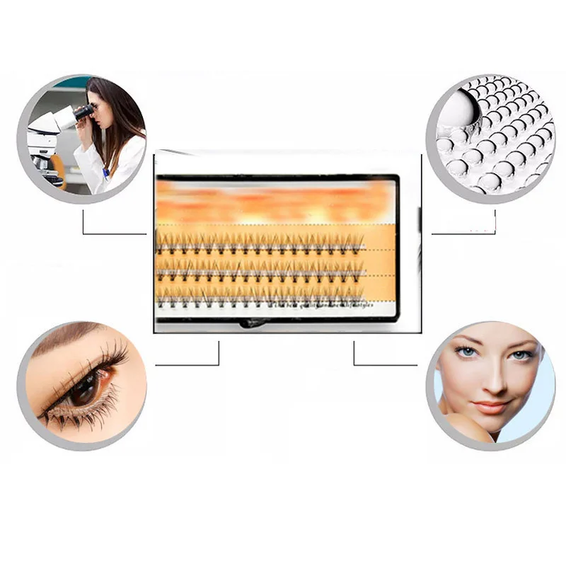 

comfortable mink plant Eyelashes Black Plastic Black Terrier Falese eye lash extension maquiagem