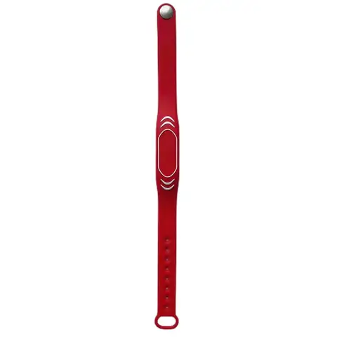 1 шт., 125 кГц, водонепроницаемая бесконтактная идентификационная карта, пассивная EM4100 TK4100 RFID-карта только для чтения, безопасный силиконовый браслет, брелок-тег