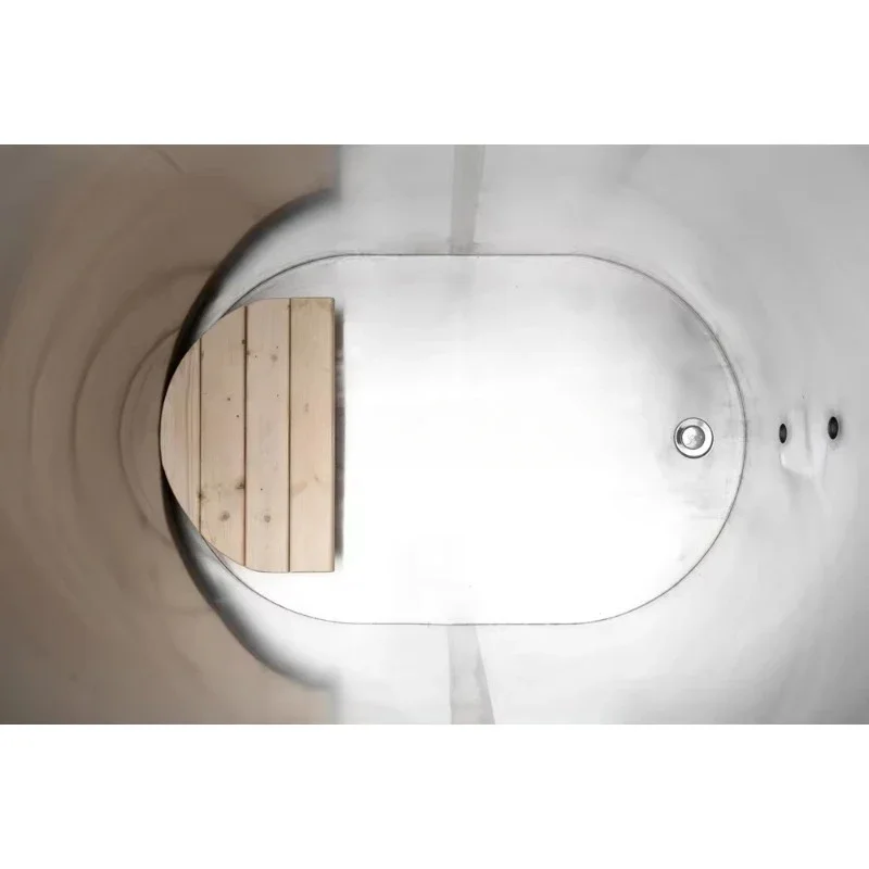 Новый дизайн деревянная уличная холодная ванна с низким вырезом