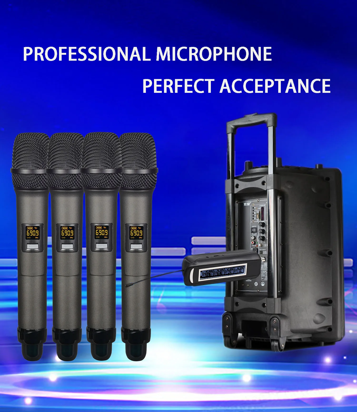 GAW-RM70 Pro Audio Лидер продаж Профессиональная беспроводная микрофонная система UHF для