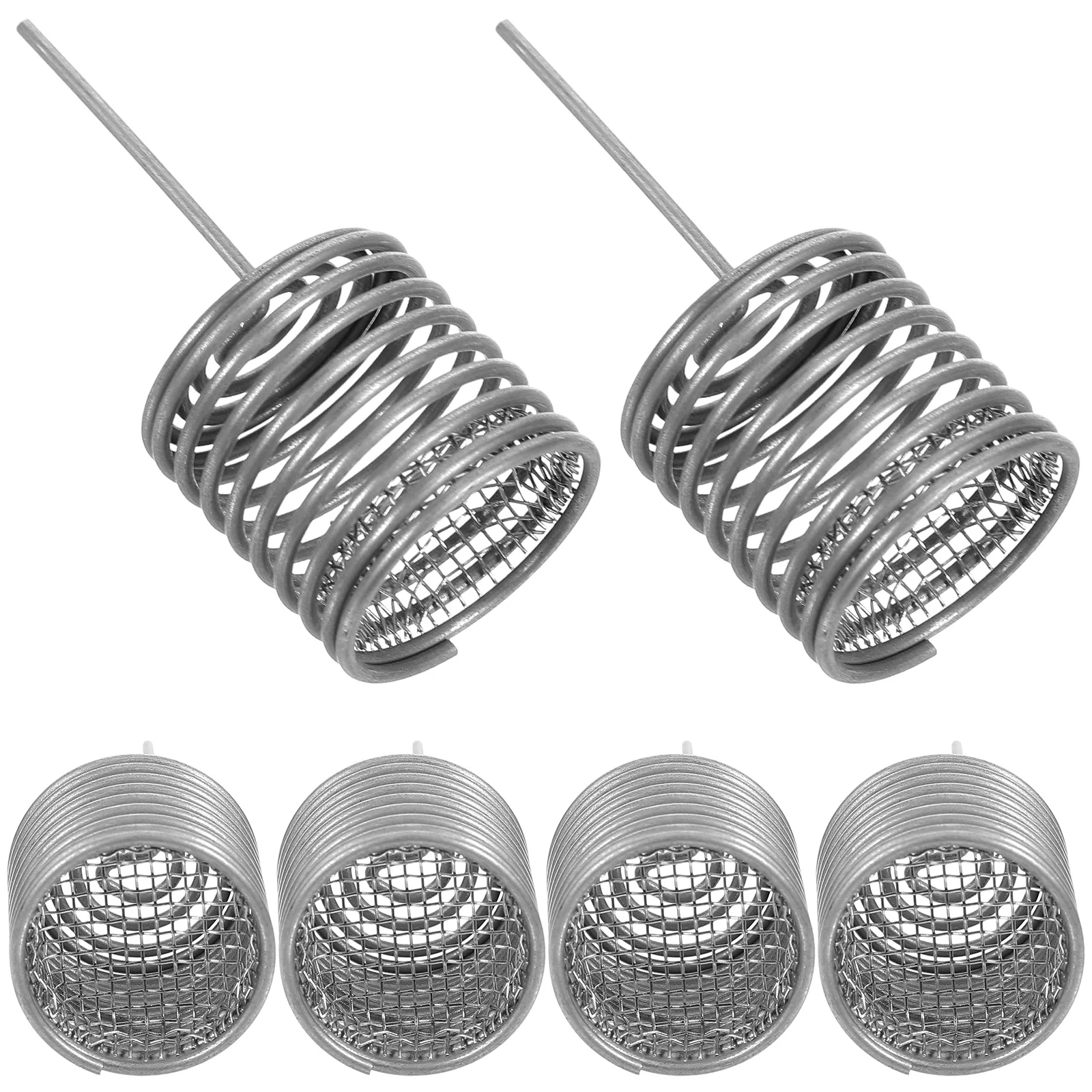 

6 Pcs Stainless Steel Basket Box Flower Planting Fertilization Container Bonsai