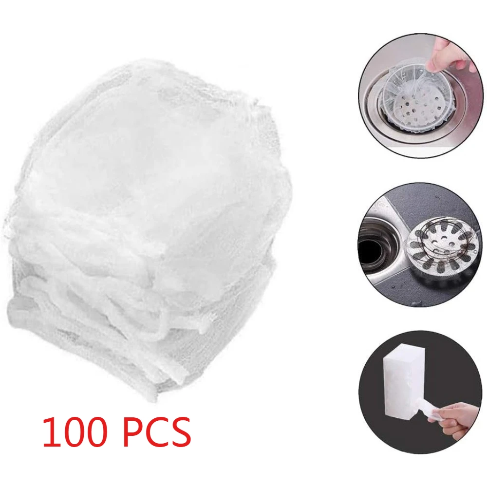 

Одноразовые сетчатые мешки для раковины 100 шт