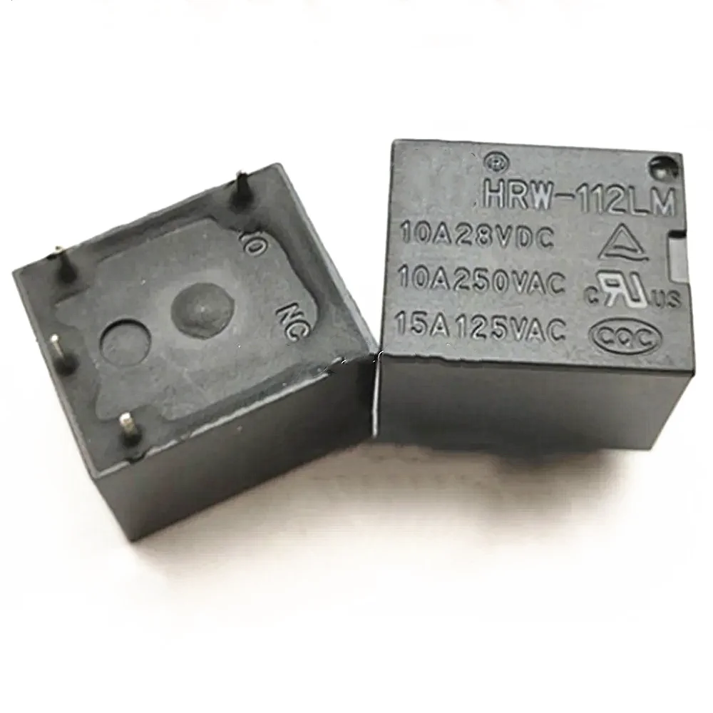 

5 шт., новинка, реле Φ HRW 105LM HRW 112LM HRW 124LM 5VDC 12VDC 24VDC 15A 4PIN 5В 12В 24В