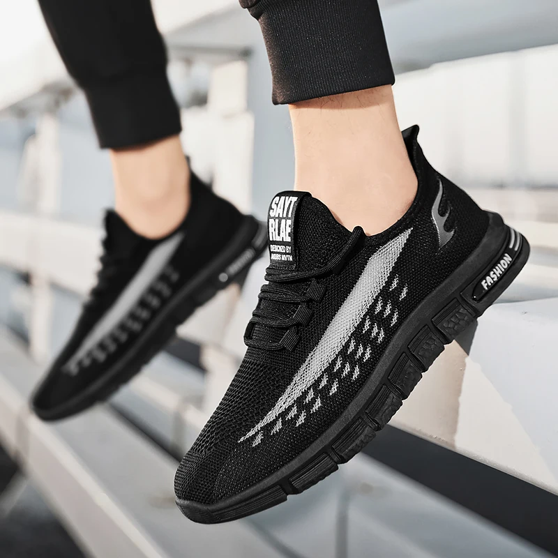 Men Casual Shoes Sneakers Breathable Mesh Fashions Running Sports Shoes Men Walking Jogging Shoes