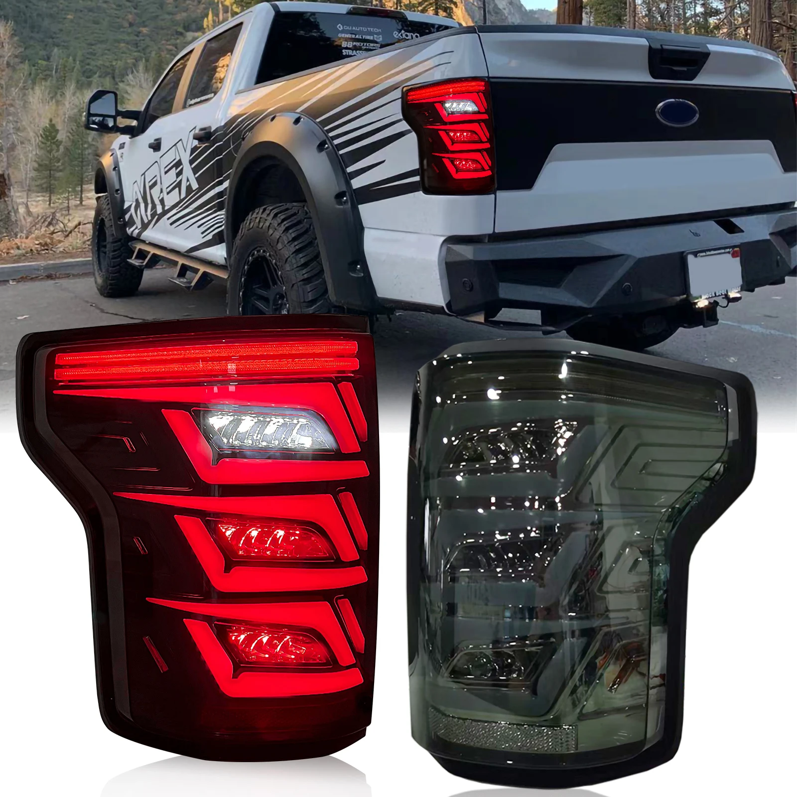 

Задние фонари для Ford F150 2015 2016 2017 2018