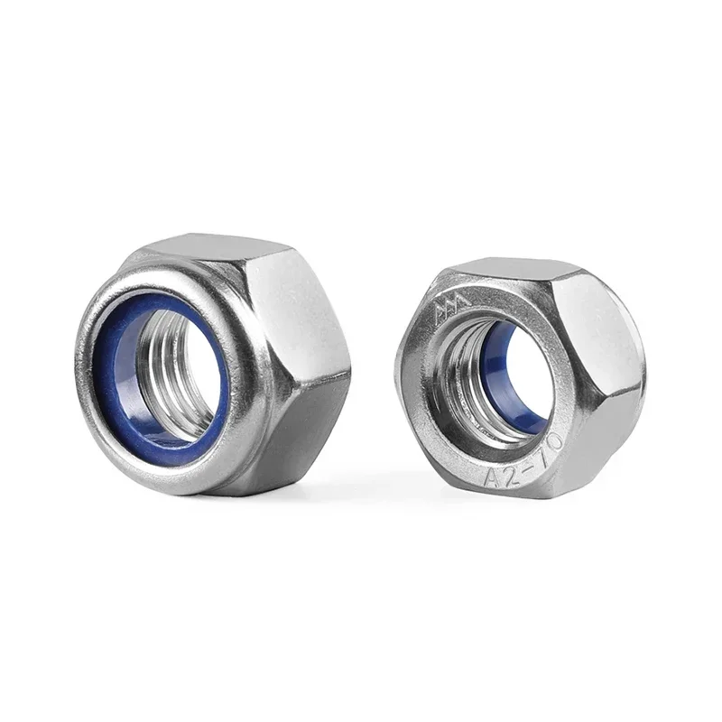 1-20 шт. шестигранная гайка из нержавеющей стали и нейлона