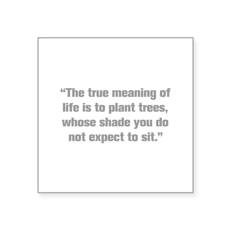 

Реальное значение жизни-это растение деревьев, где s квадратная наклейка для ноутбука автомобиля, милое мультяшное искусство, модный общественный чемодан