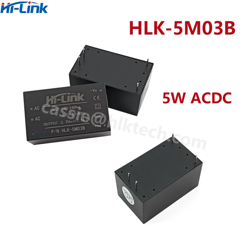 Фото Hi-Link HLK-5M05B 5M03B 5M09B 5M12B 5M24B Hi-Link 110 В 220 В до 3,3 В 5 В 9 В 12 В 24 В CE Стандартный модуль преобразователя мощности ACDC №2