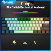 

RYRA K620 wired mechanical keyboard 61Keys RGB Hotswap keycap Axis Red Switch Type-C Gaming Keyboard for desktop laptop computer