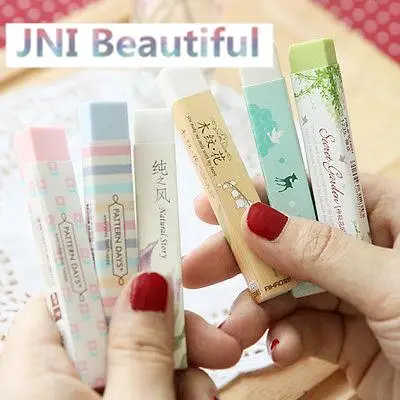 

1PcKawaii Cartoon Pencil Erasers For Office School Kids Prize Writing Drawing Stationery Supplies