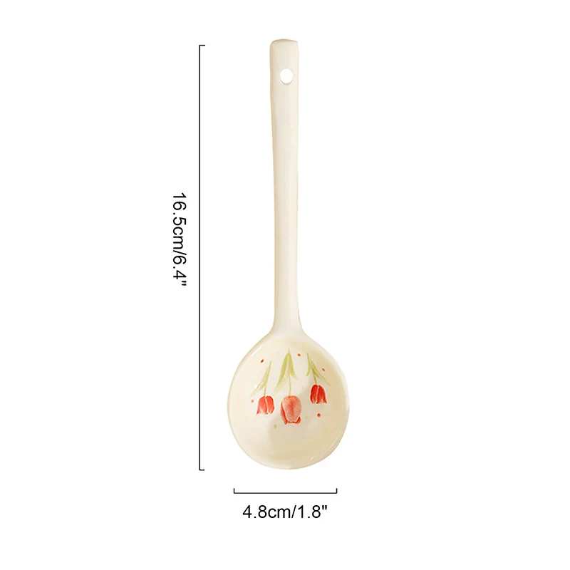 Керамическая Кофейная Ложка Для Супа Хлопья Джема Милая Бытовая Посуда