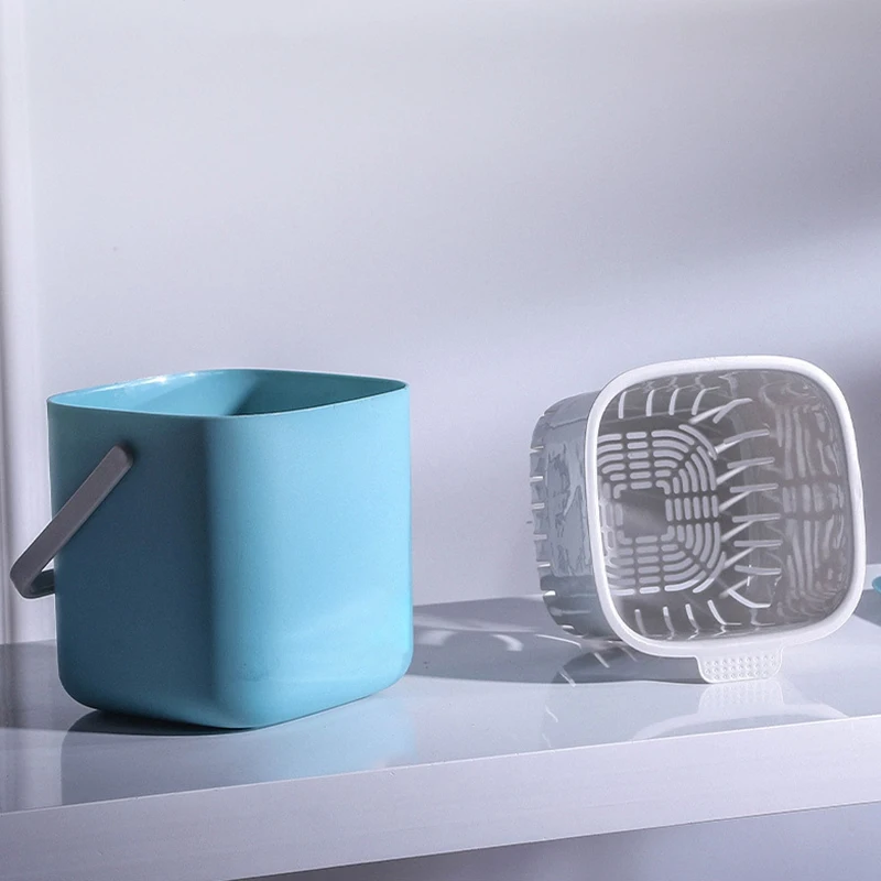 Пластиковая кухонная мусорная корзина для пищевых отходов компост с сушилкой