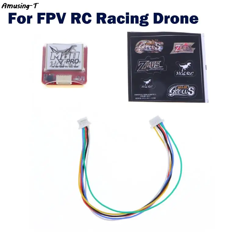 

Новый GPS-Компас HGLRC M80 PRO с ГЛОНАСС GLILEO QZSS SBAS BDS формат приема 5 В мощность для FPV радиоуправляемого гоночного дрона