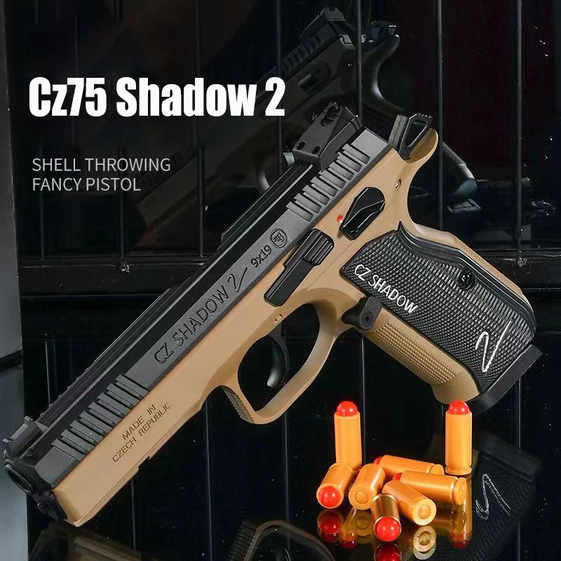 

Новинка, Cz75 Shadow 2, оболочка для пистолета, эжектор, бластер для страйкбола, наружное оружие, Pistola для взрослых мальчиков