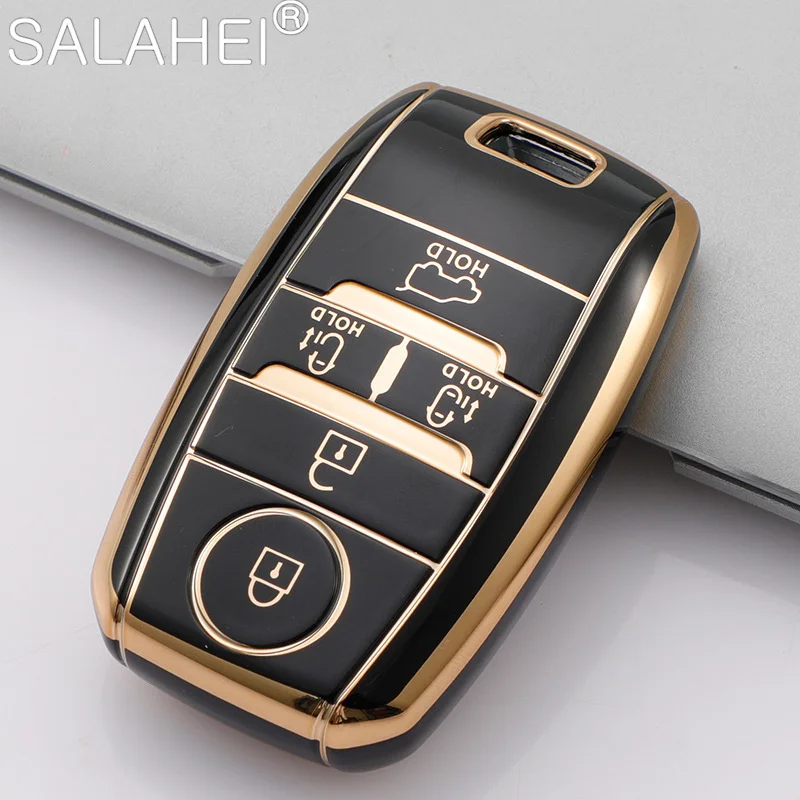 

TPU Car Key Cover Fob Case Holder Shell For KIA Sedona 2020 Sorento Grand Carnival 2015 2016 2017 2018 2019 Keychain Accessories