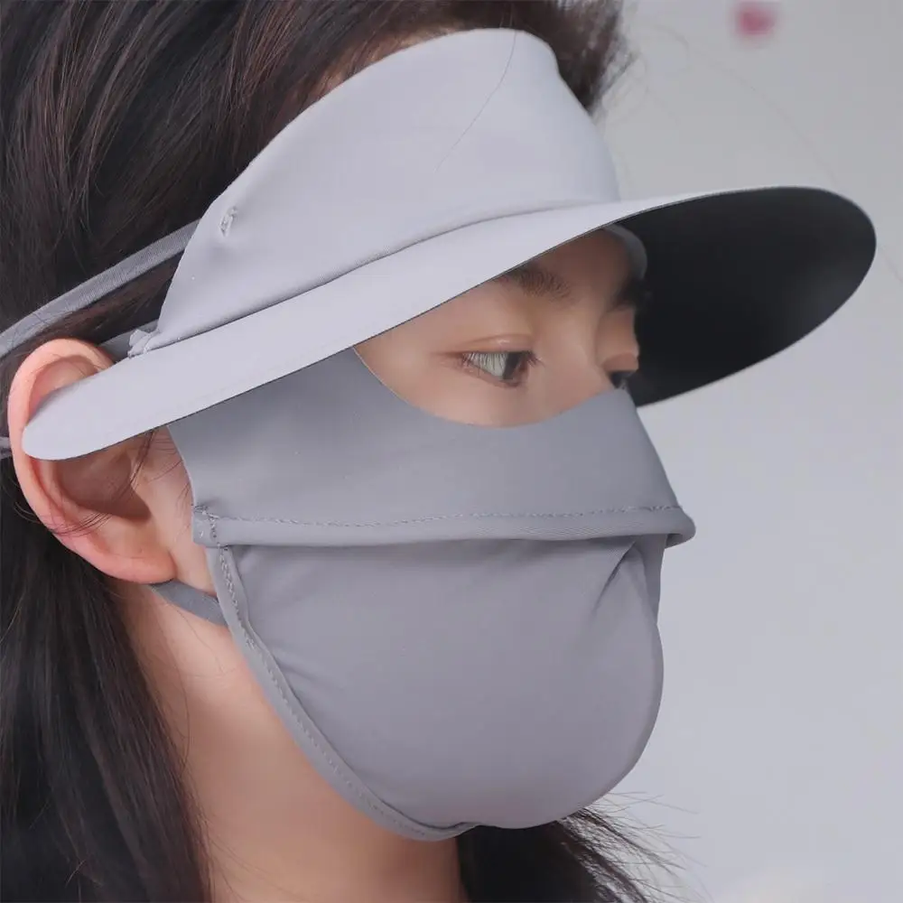 Регулируемый солнцезащитный шарф для лица ледяная шелковая маска летняя Защита