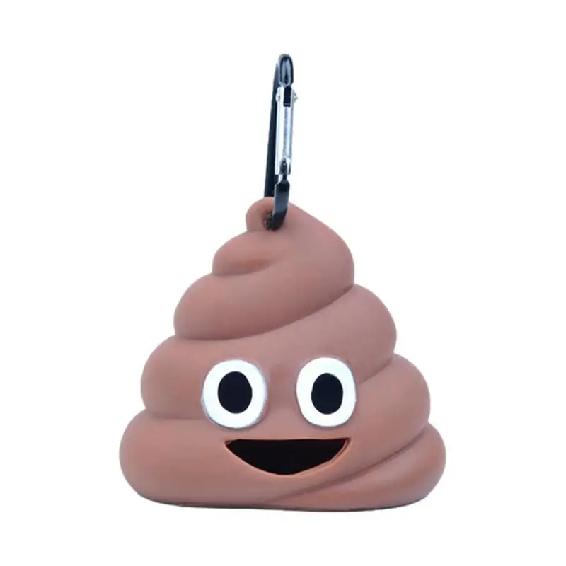

Pet Waste Bag Dispenser Poop Shape Pet Poop Bag Dispenser Wear-Resistant Dog Poop Pickup Bags Holder Dispenser For Travel